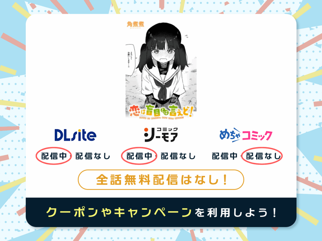 『恋は盲目とは言えど!』を配信している電子書籍一覧