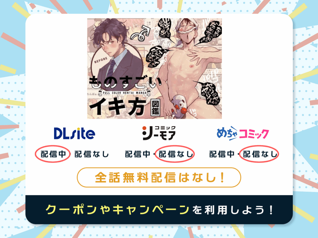 『ものすごいイキ方図鑑』を配信している電子書籍一覧