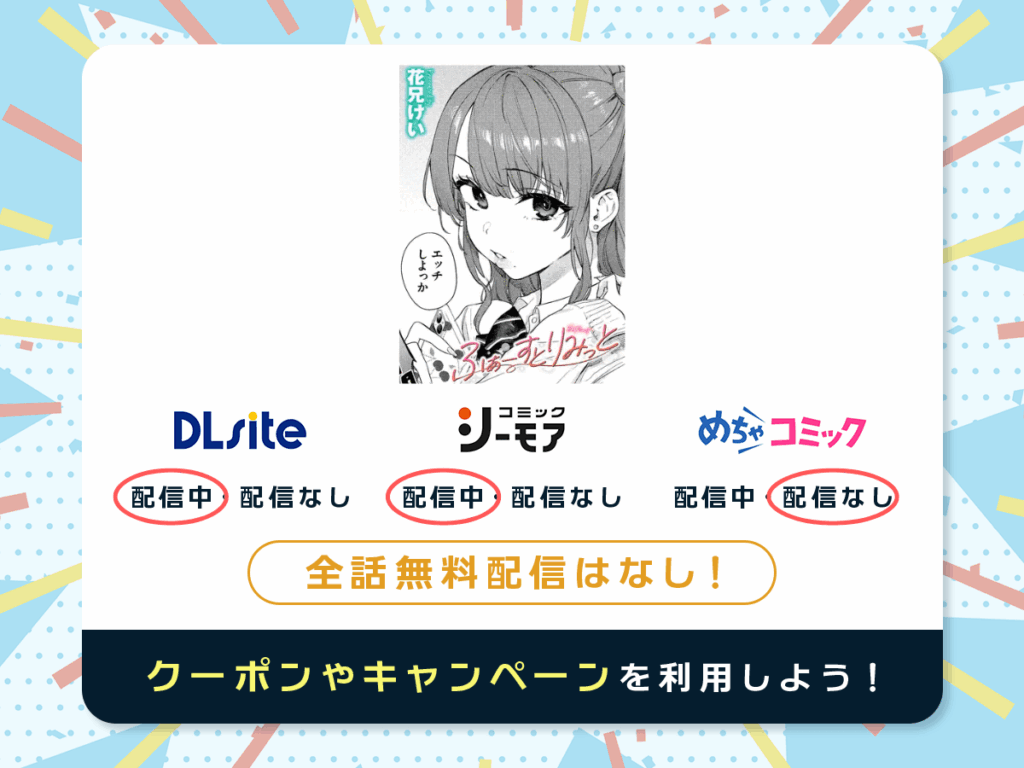 『ふぁーすとりみっと』を配信している電子書籍一覧