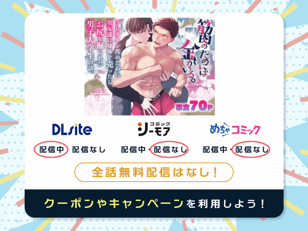 『筋肉のためには金がいる。』を配信している電子書籍一覧