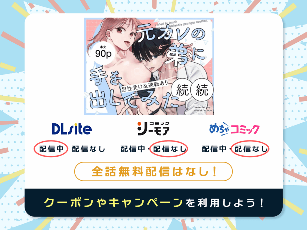 『続続・元カレの弟に手を出してみた』を配信している電子書籍一覧