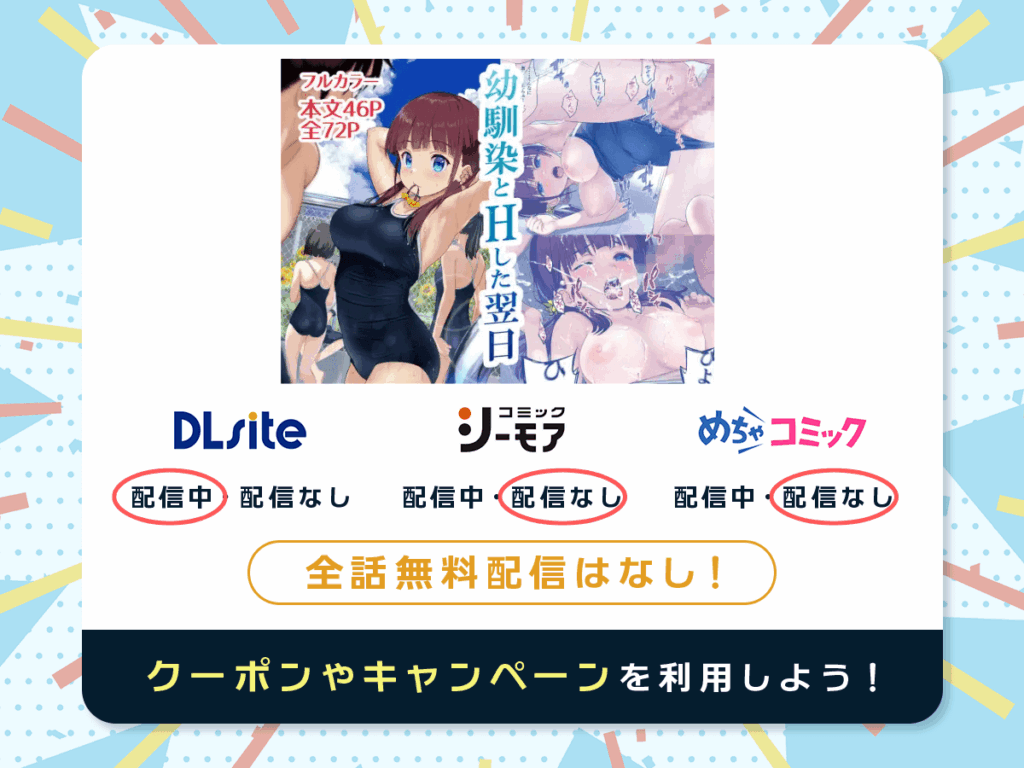 『幼馴染とHした翌日』を配信している電子書籍一覧