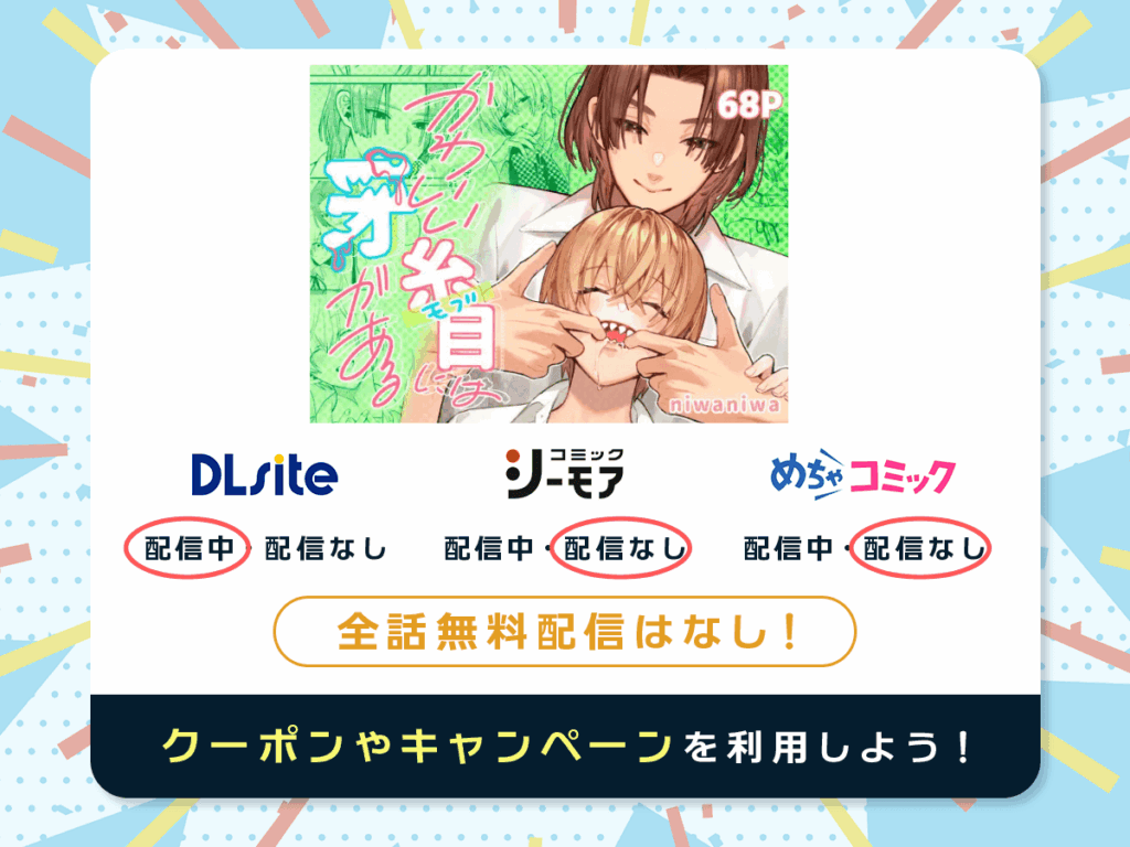 『かわいい糸目には牙がある』を配信している電子書籍一覧