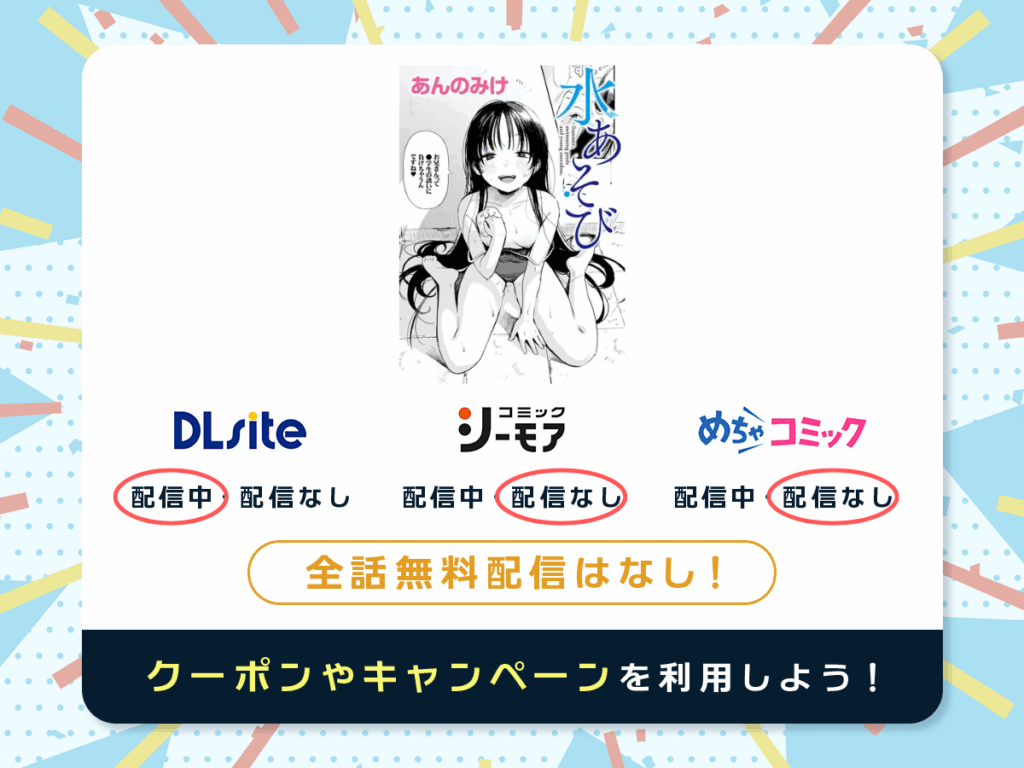 『水あそび』を配信している電子書籍一覧