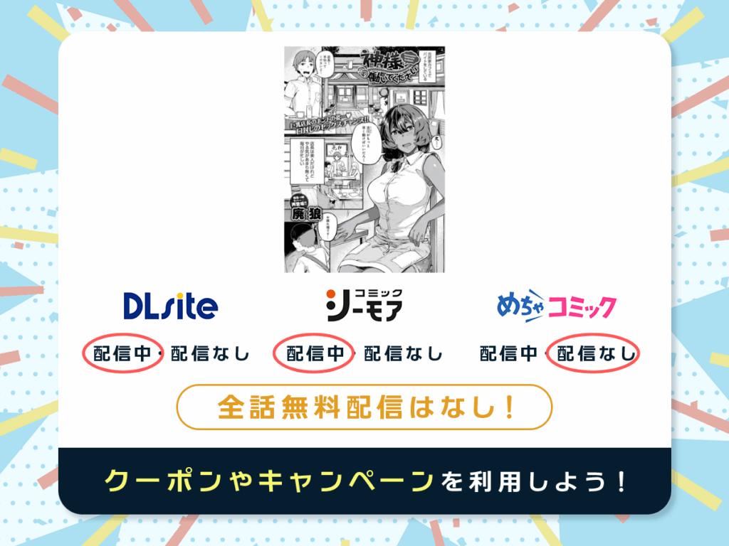 『神様働いてください』を配信している電子書籍一覧