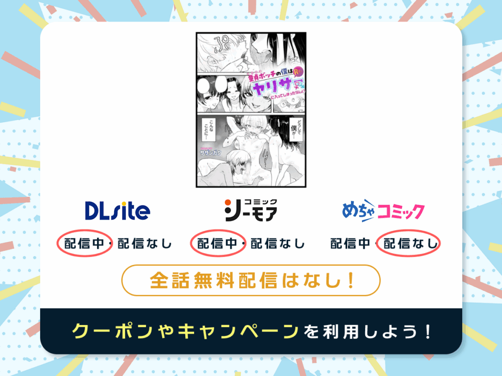 『童貞ボッチの僕はヤリサーに入ってしまったらしい』を配信している電子書籍一覧