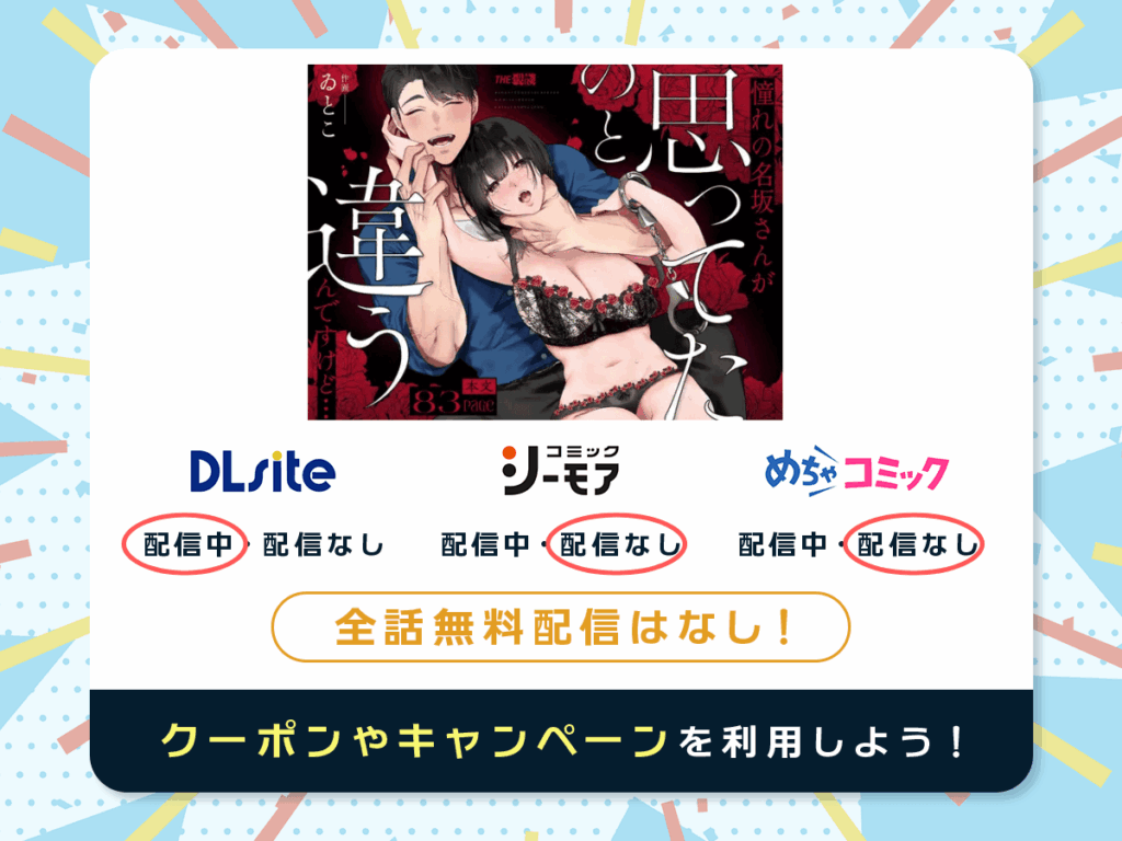『憧れの名坂さんが思ってたのと違うんですけど…』を配信している電子書籍一覧