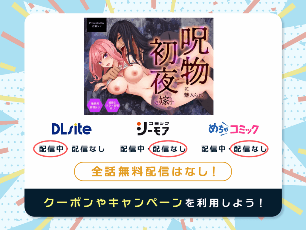 『呪物に魅入られ、初夜で嫁す』を配信している電子書籍一覧