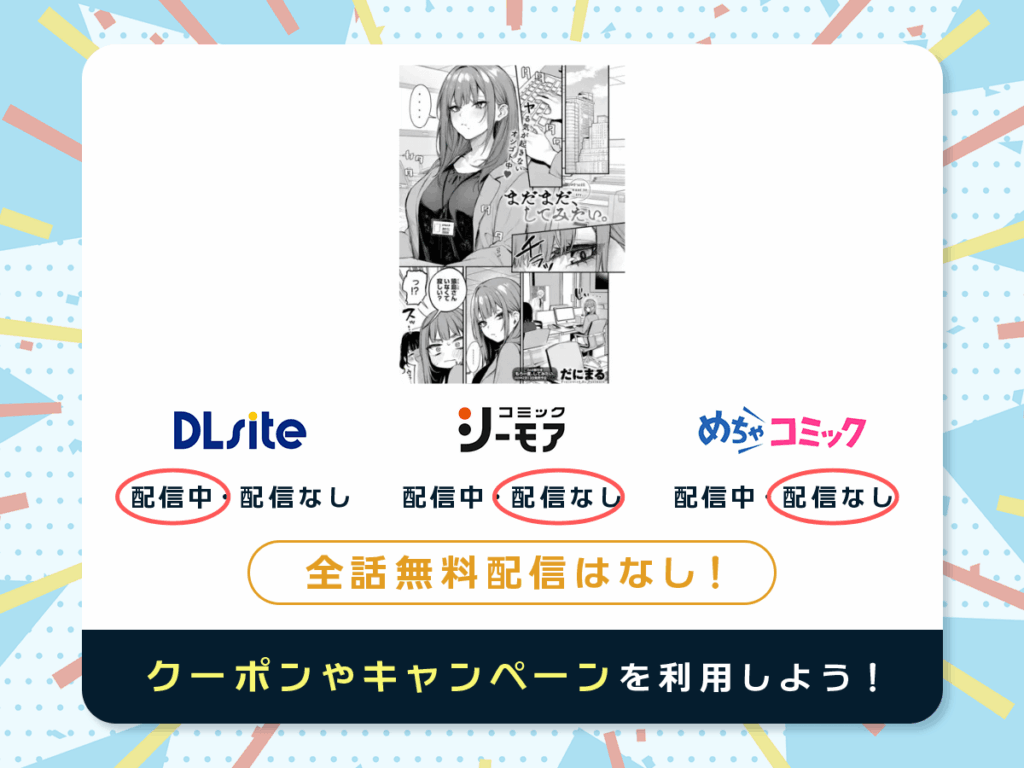 『まだまだ、してみたい。』を配信している電子書籍一覧
