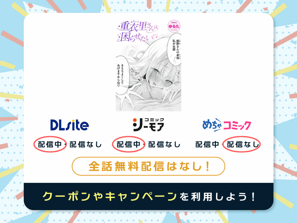 『重衣里さんは困らせたい』を配信している電子書籍一覧