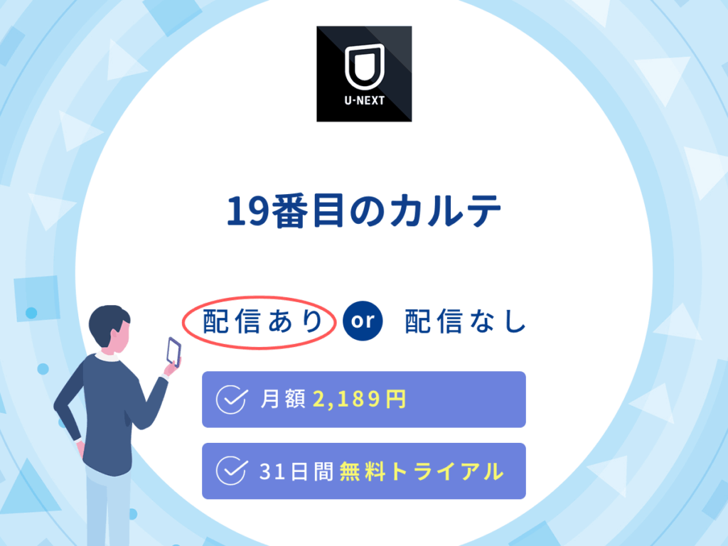 U-NEXTでドラマ『19番目のカルテ』の見逃し配信を楽しもう