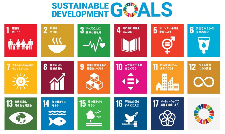 SDGs17のゴール（持続可能な17の開発目標）