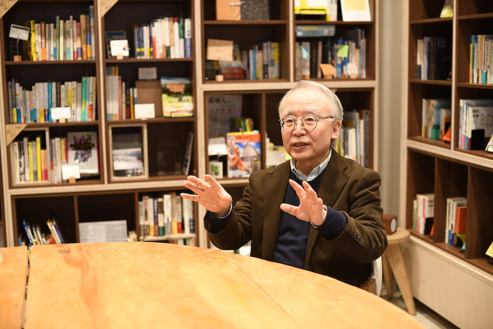 立教大学　中村氏　インタビュー風景