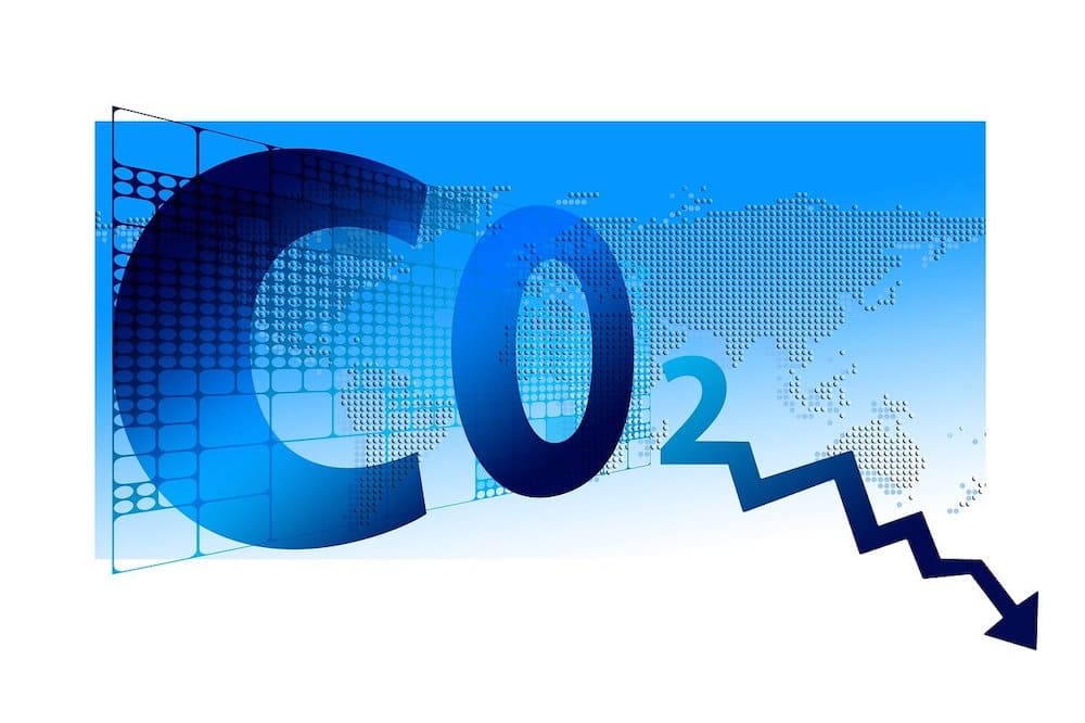 CO2排出量の削減 フリー画像