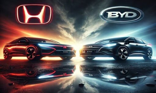 新車販売、中国EVが躍進　BYD、ホンダ上回る