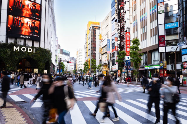 渋谷スクランブル交差点