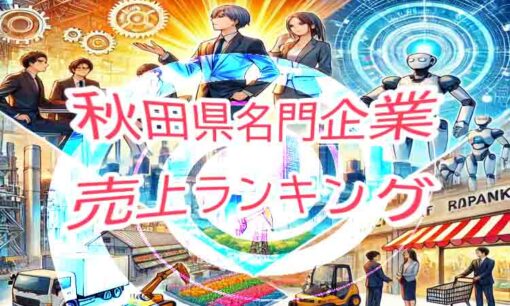 秋田県名門企業・有名企業 一覧 売上ランキング～地元経済を支える老舗から新興企業まで～