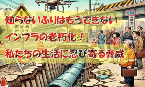 知らないふりはもうできない、インフラの老朽化！私たちの生活に忍び寄る脅威