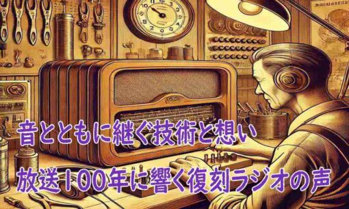 音とともに継ぐ技術と想い　放送100年に響く復刻ラジオの声