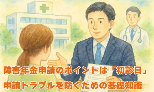 障害年金申請のポイントは「初診日」　申請トラブルを防ぐための基礎知識