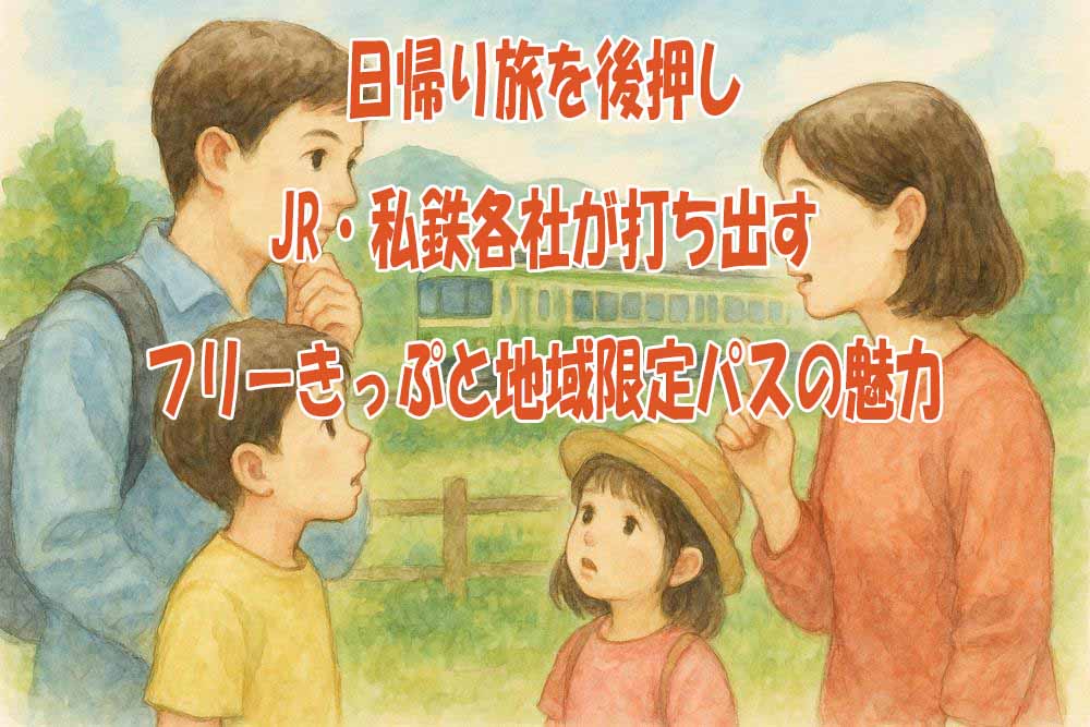 フリーきっぷと地域限定パス
