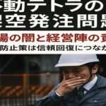 不動テトラの架空発注問題、現場の闇と経営陣の責任再発防止策は信頼回復につながるか