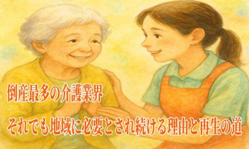 倒産最多の介護業界　それでも地域に必要とされ続ける理由と再生の道