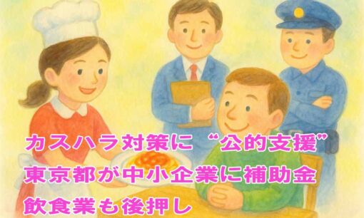 カスハラ対策に“公的支援”　東京都が中小企業に補助金、飲食業も後押し