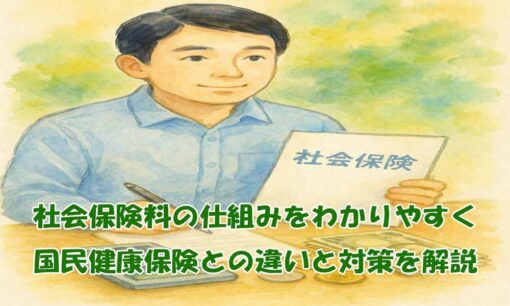 社会保険料の仕組みをわかりやすく　国民健康保険との違いと対策を解説