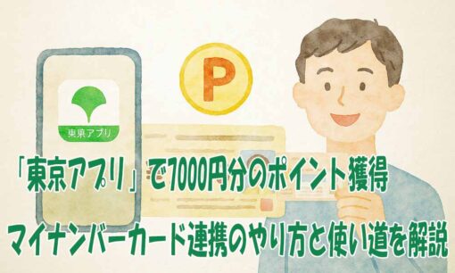「東京アプリ」で7000円分のポイント獲得　マイナンバーカード連携のやり方と使い道を解説