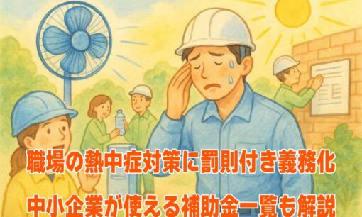 職場の熱中症対策に罰則付き義務化　中小企業が使える補助金一覧も解説