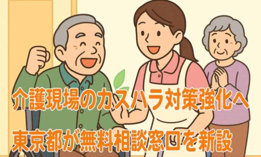 介護現場のカスハラ対策強化へ　東京都が無料相談窓口を新設