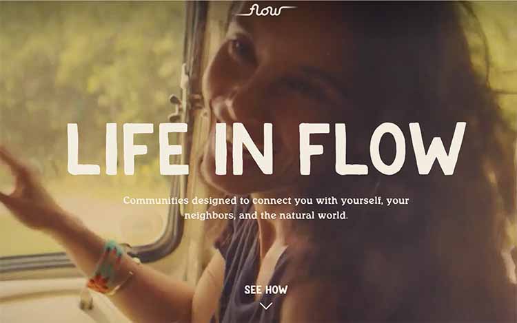 FLOWのサイト