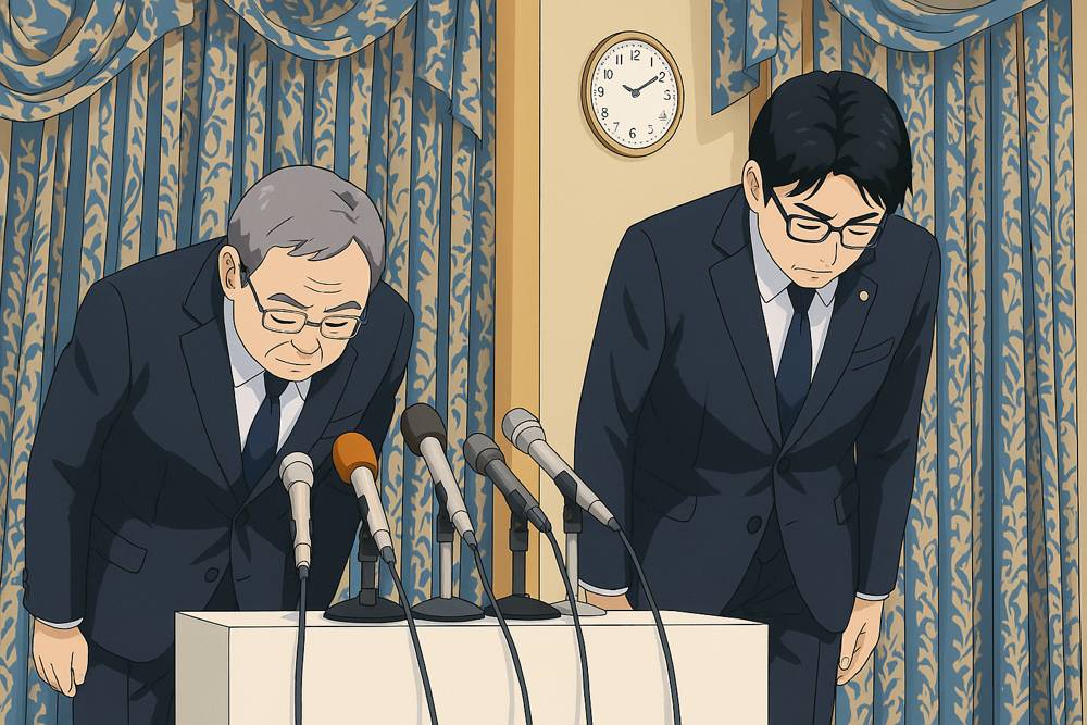 会見謝罪 イメージ