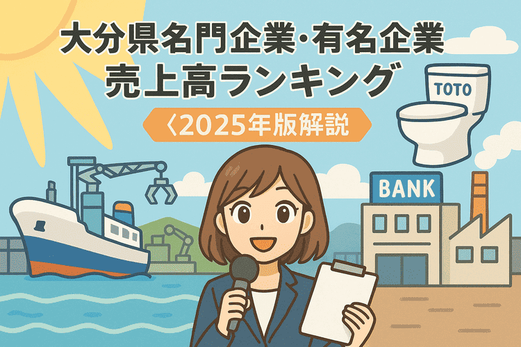 大分県名門企業・有名企業一覧 売上ランキング〈2025年版解説