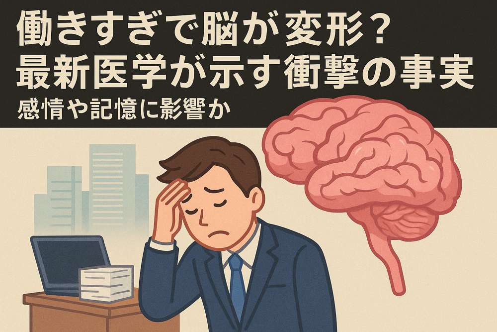 働きすぎで脳が変形?最新医学が示す衝撃の事実