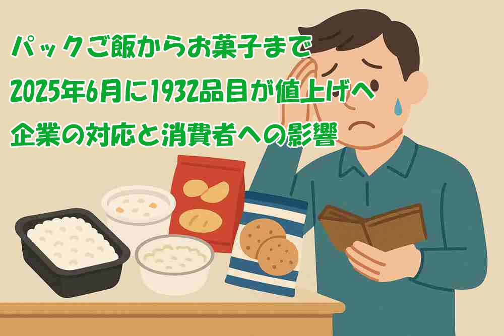 2025年6月食品値上がり