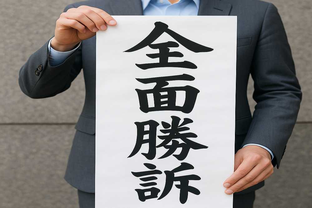 勝訴