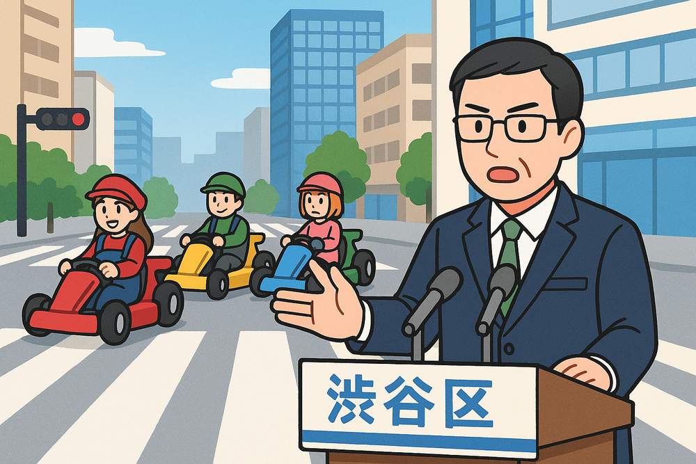 渋谷区 公道カート規制