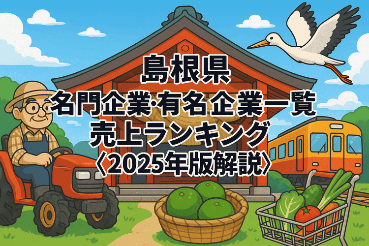 島根県名門企業・有名企業一覧 売上ランキング〈2025年版解説〉