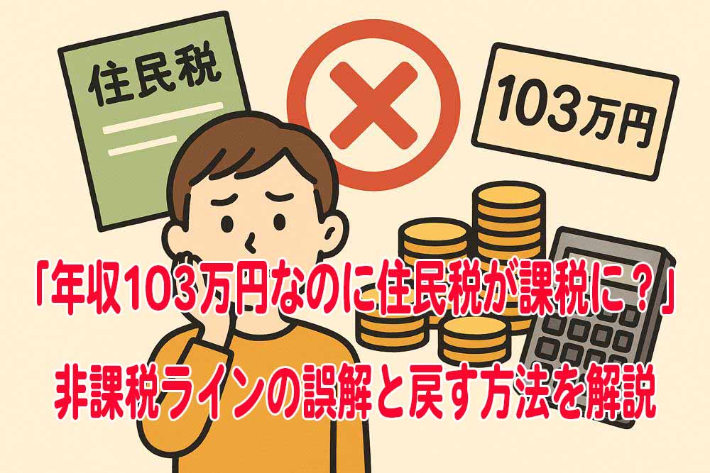 年収103万以下でも課税?