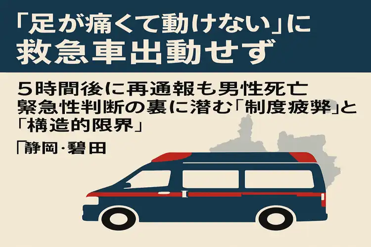 救急車出動せず