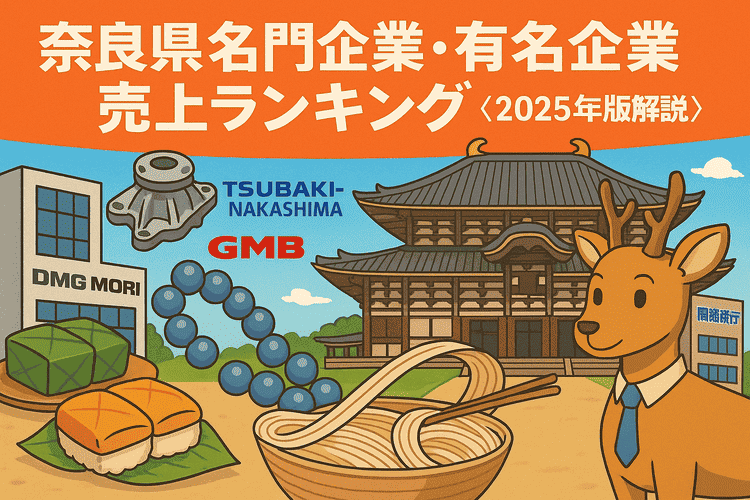 奈良県名門企業・有名企業一覧 売上ランキング〈2025年版解説〉