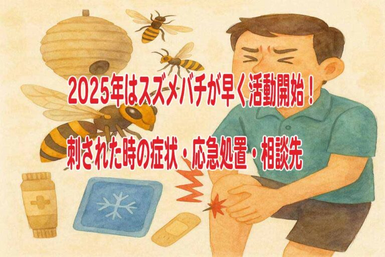 2025年はスズメバチが早く活動開始!刺された時の症状・応急処置・相談先 - coki (公器)