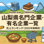 山梨県名門企業・有名企業一覧　売上ランキング〈2025年版解説〉