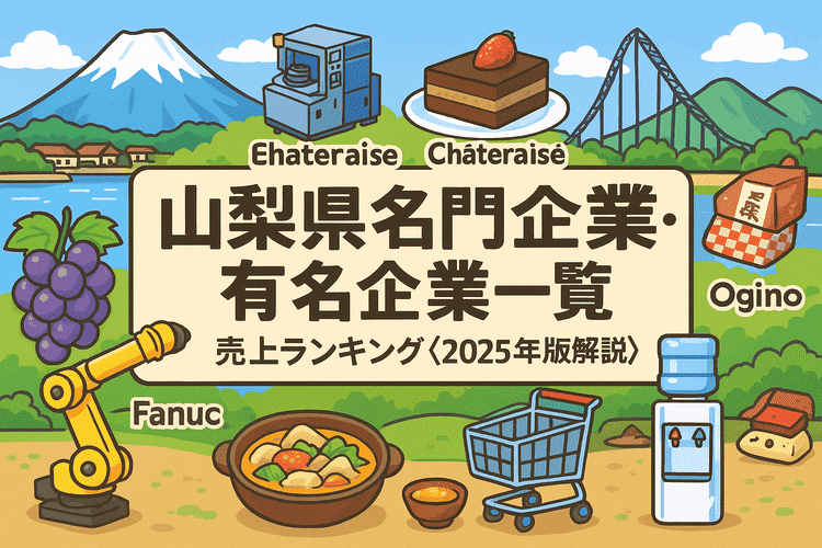 山梨県名門企業・有名企業一覧 売上ランキング〈2025年版解説〉