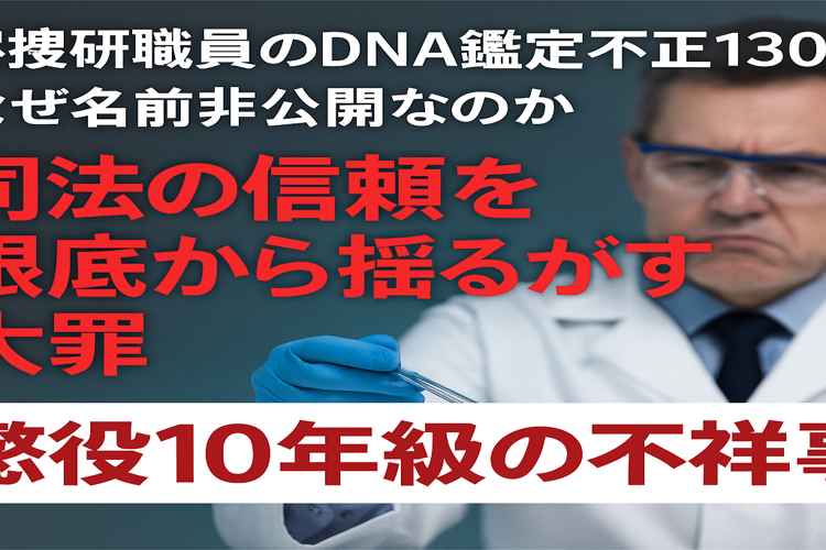 科捜研不祥事