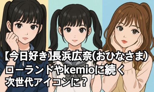 【今日好き】長浜広奈、ローランドやkemioに続く次世代アイコンに？　“おひなさま”の自己肯定感爆アゲ名言集と未来の展望