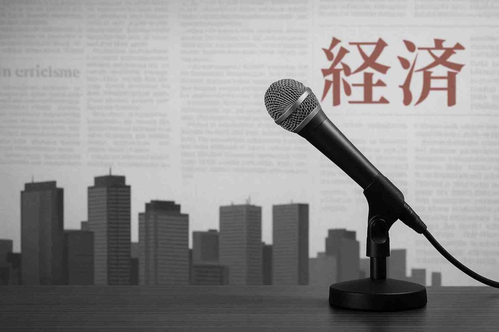 記者会見