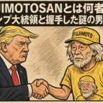 FUJIMOTOSANとは何者か　トランプ大統領と握手した謎の男の正体